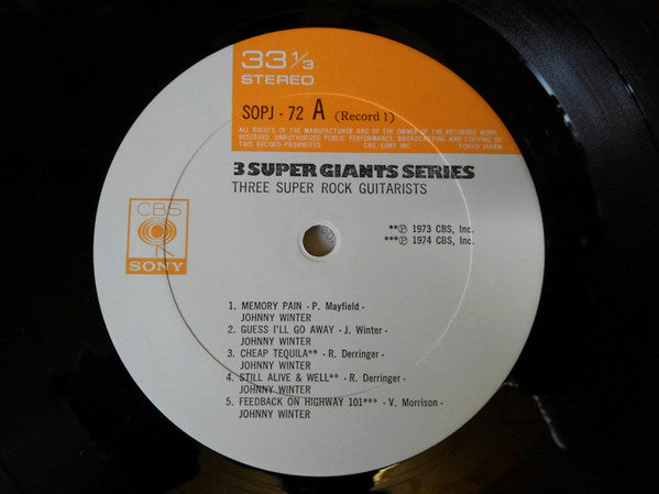 Three Super Rock Guitarists