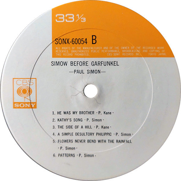 Simon Before Garfunkel (Recorded In 1964)