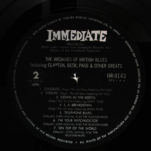 The Archives Of British Blues Featuring Clapton, Beck, Page & Other Greats