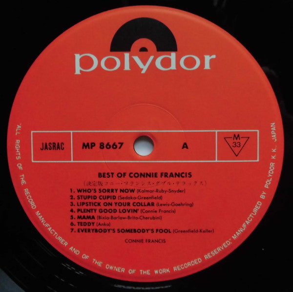 Best Of Connie Francis