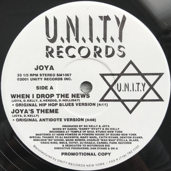 When I Drop The News / Joya's Theme