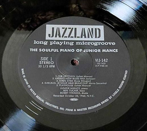 The Soulful Piano Of Junior Mance