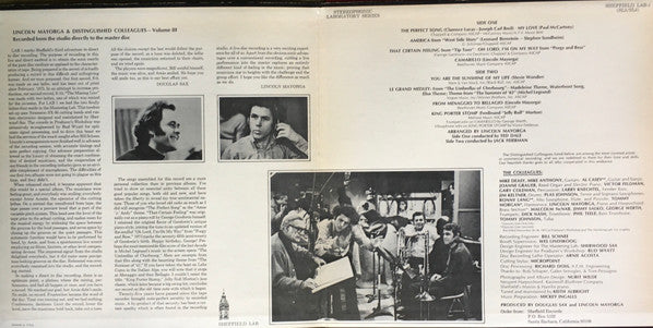 Lincoln Mayorga & Distinguished Colleagues - Volume III