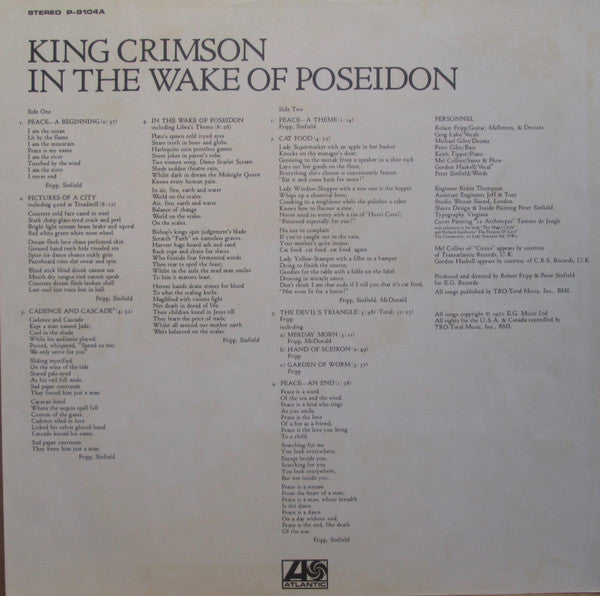 In The Wake Of Poseidon