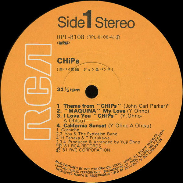 CHiPs = 白バイ野郎 ジョン&パンチ