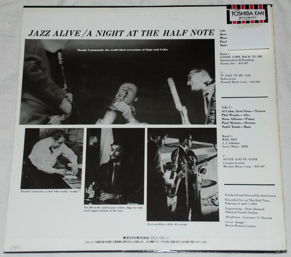 Jazz Alive! A Night At The Half Note