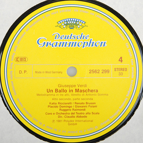 Un Ballo In Maschera = Ein Maskenball = Un Bal Masqué