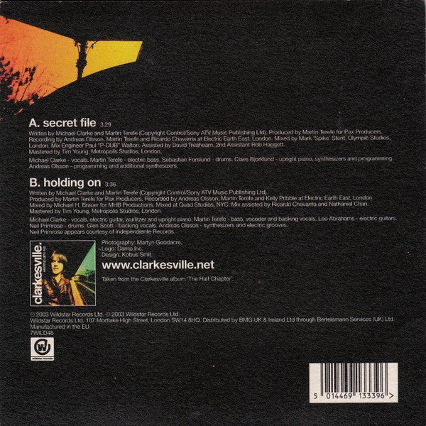 Release: Secret File-Vinyl-UK-2003-7WILD48-2965027