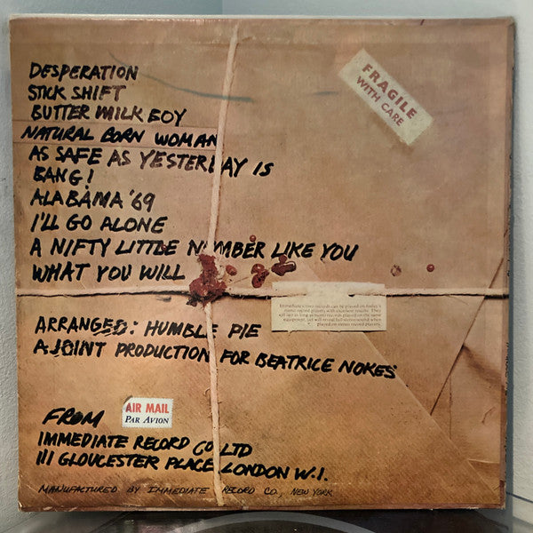 Release: As Safe As Yesterday Is-Vinyl-US-1969-IMOCS 101-5496477