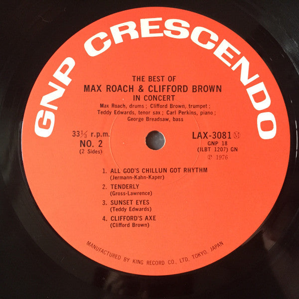 The Best Of Max Roach And Clifford Brown In Concert!
