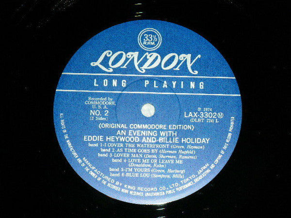An Evening With Eddie Heywood and Billie Holiday