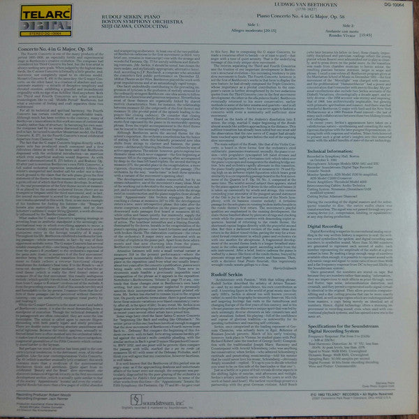 Beethoven Piano Concerto No. 4 In G Major, Op. 80