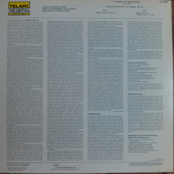 Beethoven Piano Concerto No. 4 In G Major, Op. 80