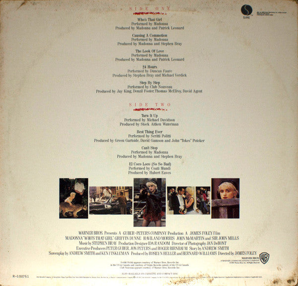 Who's That Girl (Original Motion Picture Soundtrack)