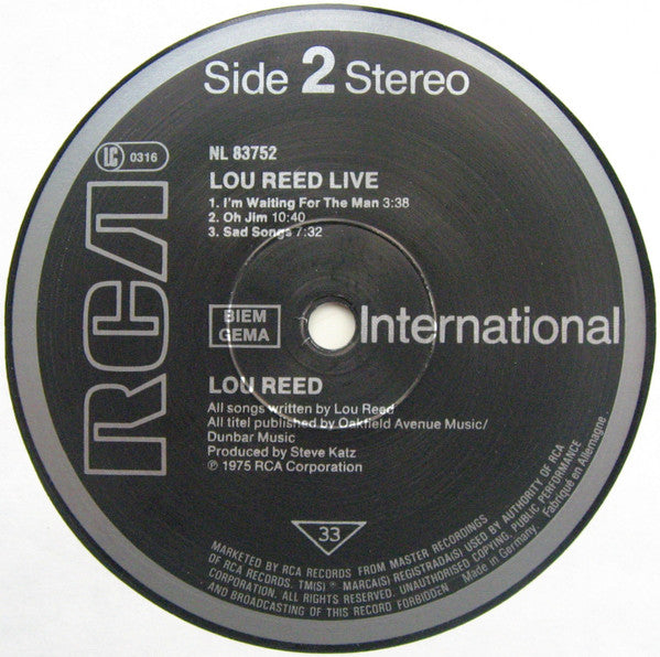 Lou Reed Live