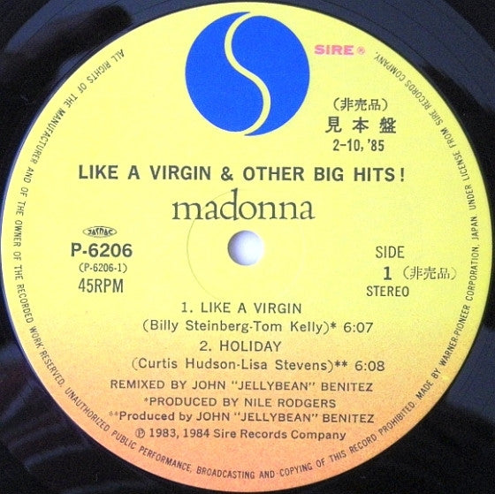 Like A Virgin & Other Big Hits