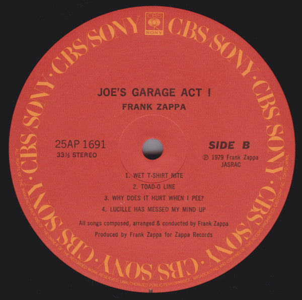 Joe's Garage Act I