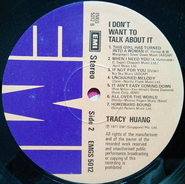 I Don't Want To Talk About It