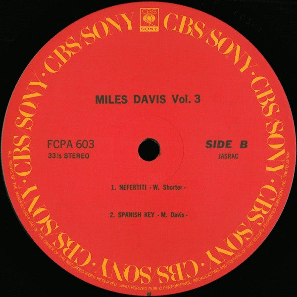 Miles Davis Vol. 3