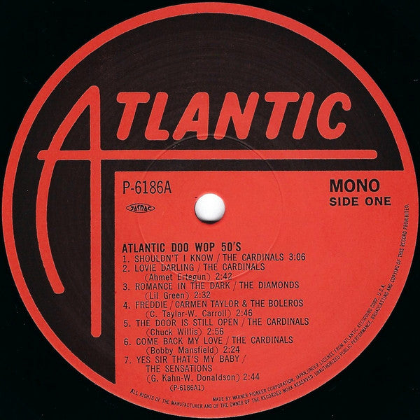 Atlantic Doo Wop 50's = アトランティック・ドゥー・ワップ 50's