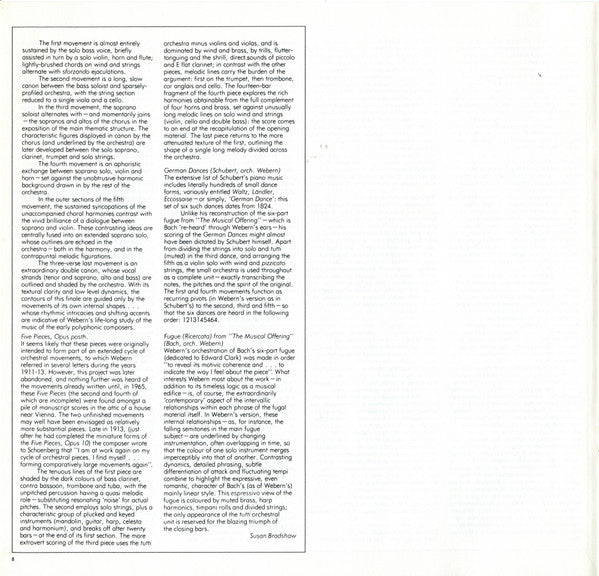 The Complete Works Of Anton Webern, Volume 1 (Op. 1-31)