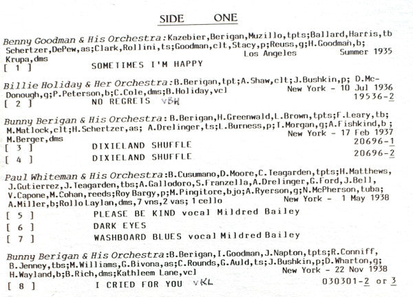 Leader & Sideman 1935-40