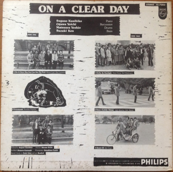 On A Clear Day: Live At Van99 Hall