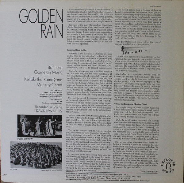 Golden Rain (Balinese Gamelan Music / Ketjak: The Ramayana Monkey Chant)