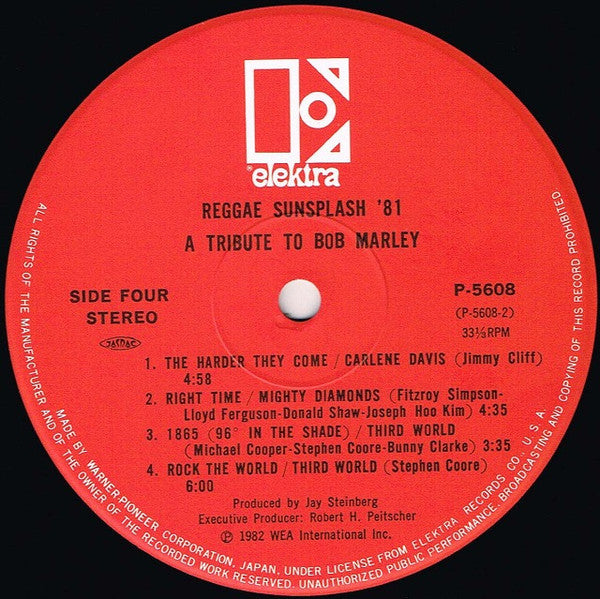 Reggae Sunsplash '81 A Tribute To Bob Marley