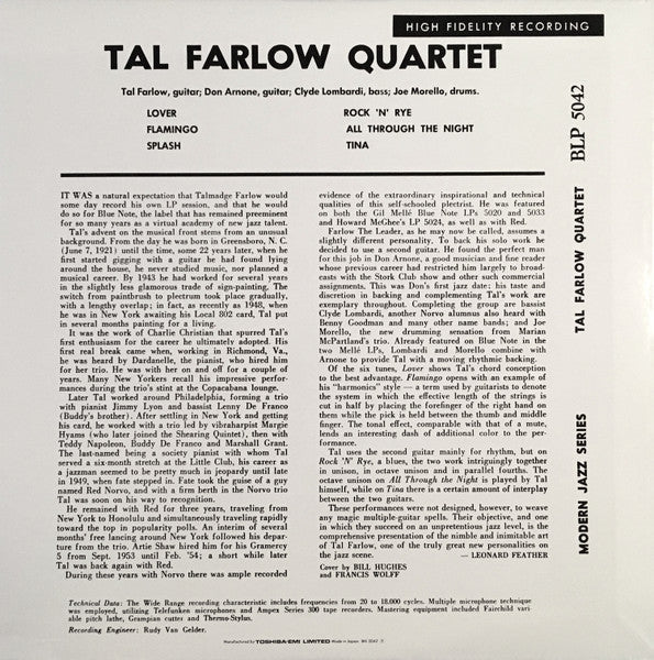 Tal Farlow Quartet