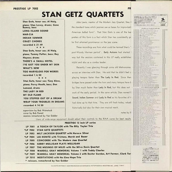 Stan Getz Quartets