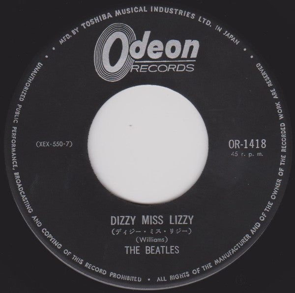 Dizzy Miss Lizzy / Anna (Go To Him)