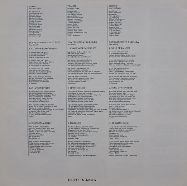 Mélodies ● Lieder