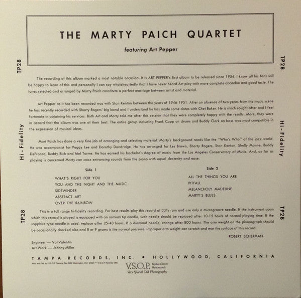 Marty Paich Quartet