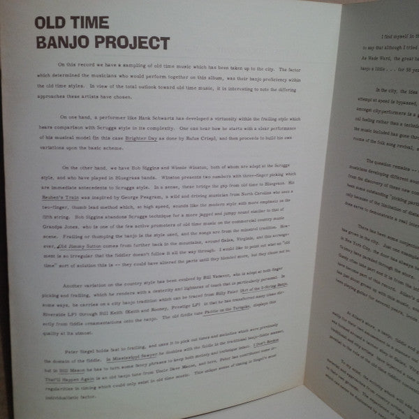 Old Time Banjo Project