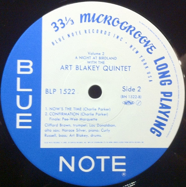 A Night At Birdland Volume 2