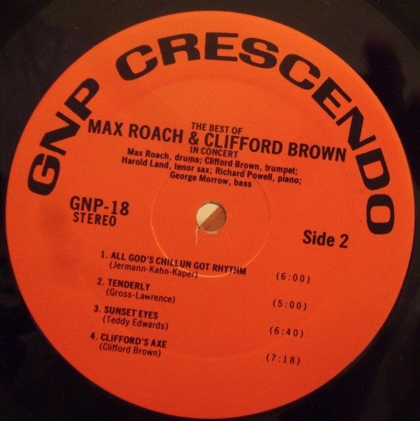 The Best Of Max Roach And Clifford Brown In Concert
