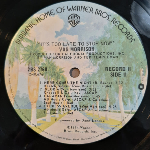 It's Too Late To Stop Now