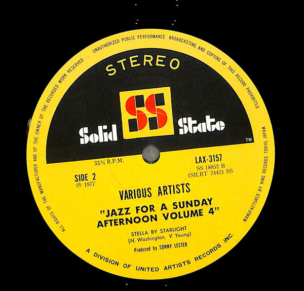 Jazz For A Sunday Afternoon Volume 4