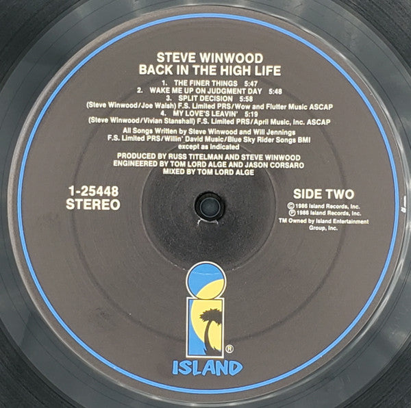 Back In The High Life