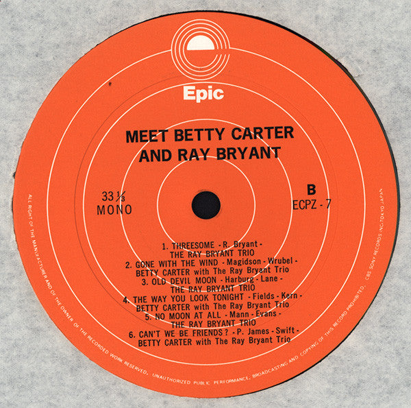 Meet Betty Carter And Ray Bryant
