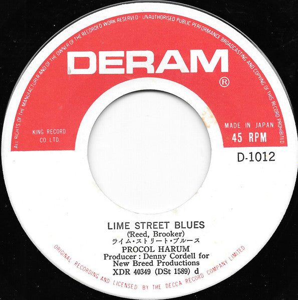 A Whiter Shade Of Pale = 青い影