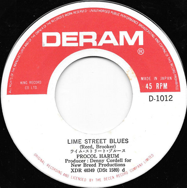 A Whiter Shade Of Pale = 青い影