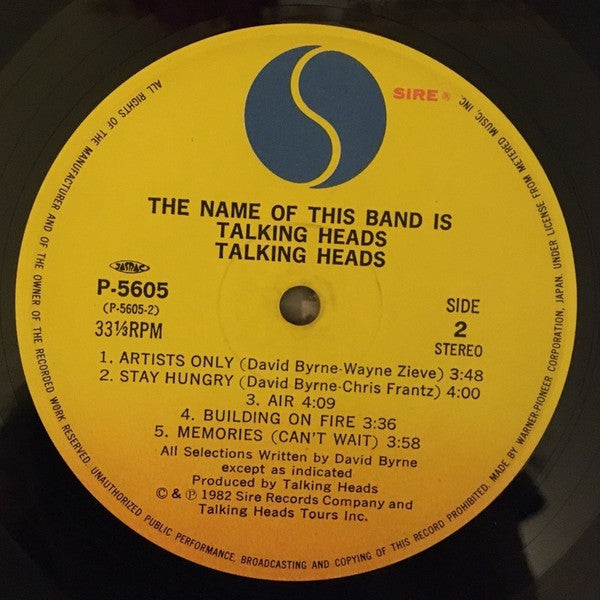 The Name Of This Band Is Talking Heads