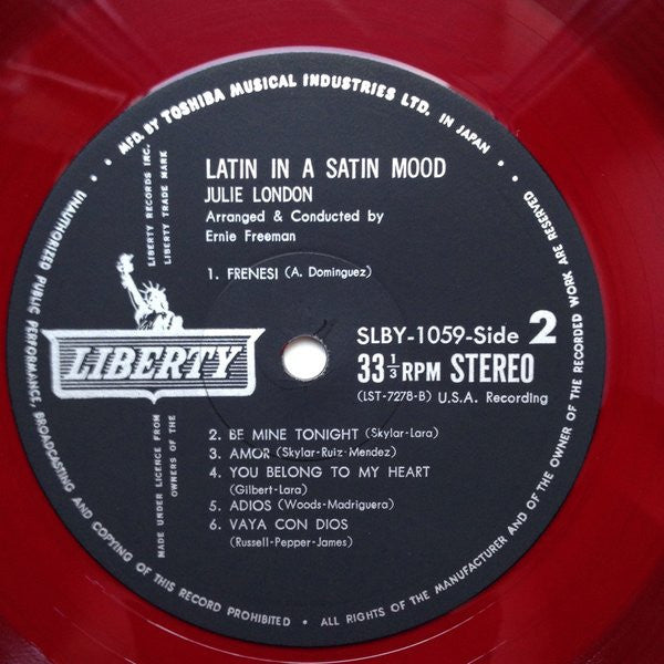 Julie London Sings Latin In A Satin Mood