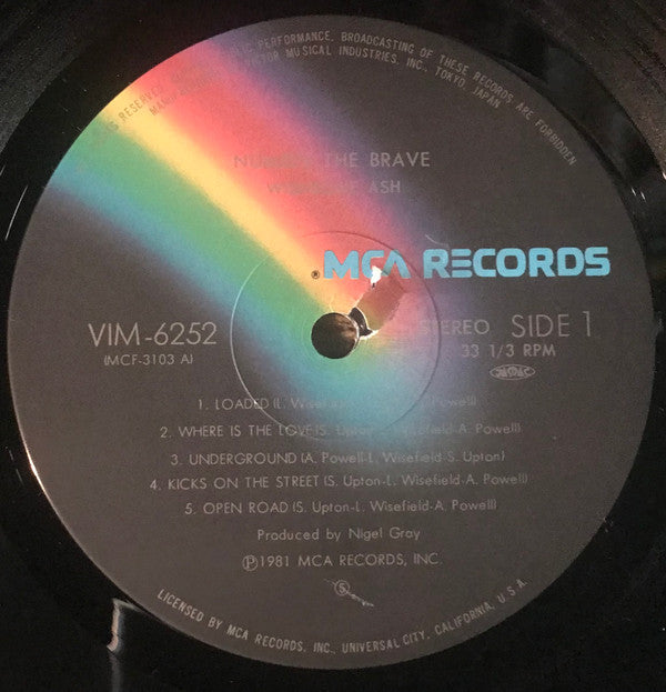 Number The Brave = ナンバー・ザ・ブレイヴ