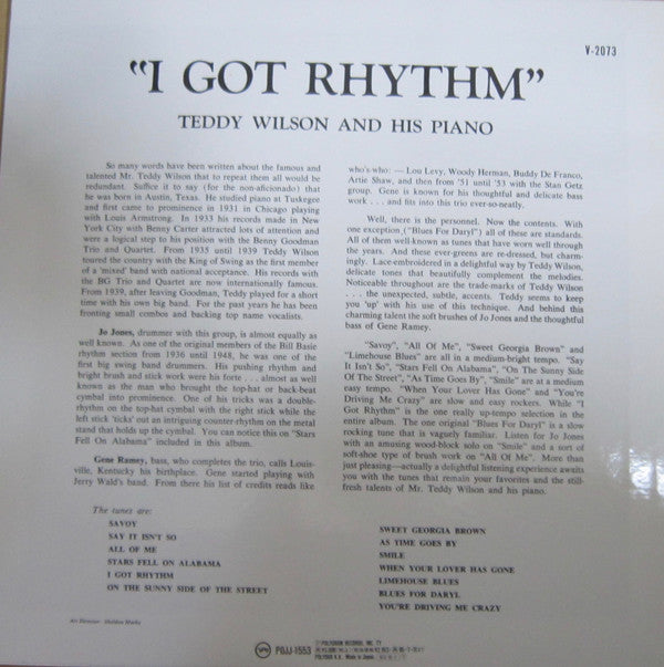 I Got Rhythm