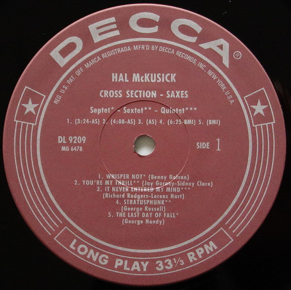 Cross Section-Saxes