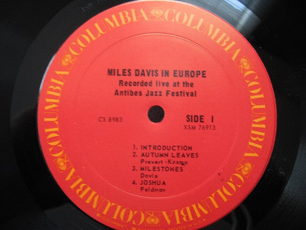 Miles Davis In Europe
