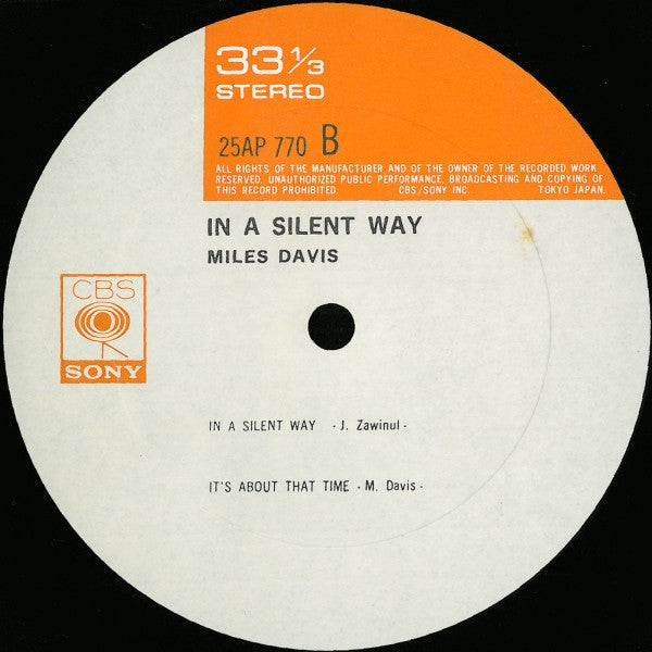 In A Silent Way